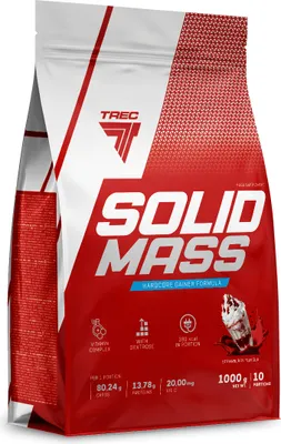 Produktbild von Trec Nutrition | Solid Mass | Hardcore Gainer Formula Chocolate