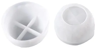 Image de Moule en silicone pour résine époxy - Moule à plateau - Plateau de forme irrégulière - Plateau à bijoux - Plateau à fruits - Moulage DIY