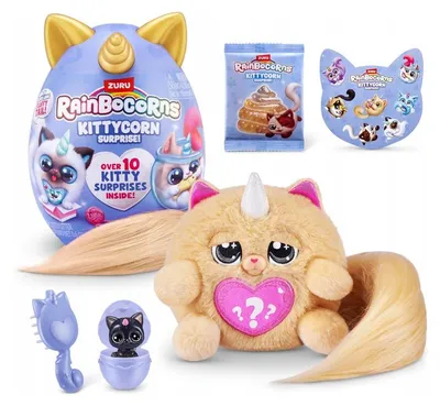 Imagen del producto de ZURU 92104 Rainbocorns Kittycorn Sorpresa, color marrón