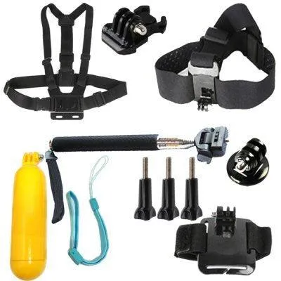 Image de Kit d'accessoires grand format (6 pièces) pour caméra d'action