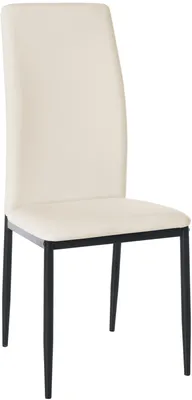 Produktbild von In And OutdoorMatch Esszimmerstuhl Yamil – Creme – Kunstleder – Hochwertige Polsterung – r Esszimmerstuhl – Klassischer Look