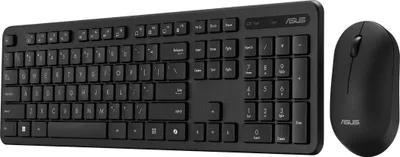 Produktbild von ASUS Asus CW100 | Keyboard and Mouse Set | Wireless | Russian | Black | RF 2.4GHz
