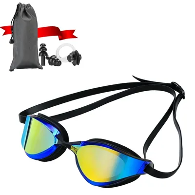 Image de Lunettes de natation anti-buée pour adultes et enfants