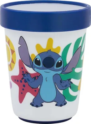 Produktbild von Disney Stitch - Rutschfester Becher für die Mikrowelle 260 ml