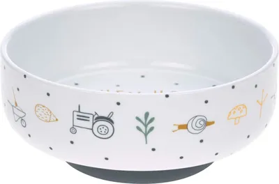 Produktbild von LÄSSIG Porzellan Kindergeschirrset Teller Schüssel Tasse rutschfest Garden