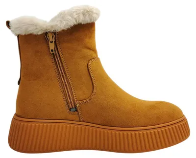 Imagen del producto de Dockers by Gerli: Zapatos de mujer, botas, cremallera, botas de caña alta, color beige, estilo casual