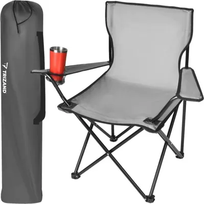 Obrázek produktu pro Skládací kempingová židle CAMPER šedá