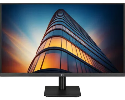 Produktbild von LG 24BA400-B, 60,5 cm (23.8"), 1920 x 1080 Pixel, Full HD, LCD, 5 ms, Schwarz