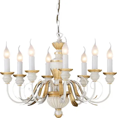 Obrázok produktu pre Ideal Lux Firenze SP8, 8 žiaroviek, E14, IP20, Zlato, Biela