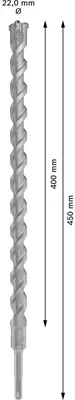 Immagine prodotto di PRO SDS plus-5X Trapano a percussione, 22 x 400 x 450 mm