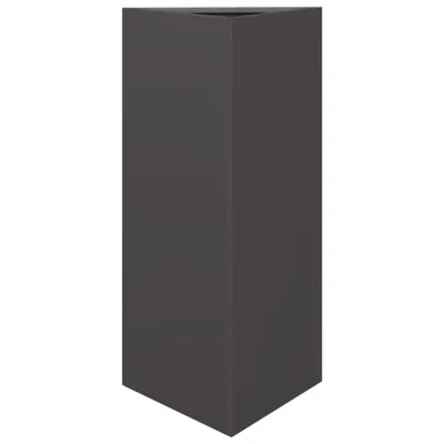 Immagine prodotto di Fioriera da Giardino Nera Triangolare 40x34,5x75 cm in Acciaio
