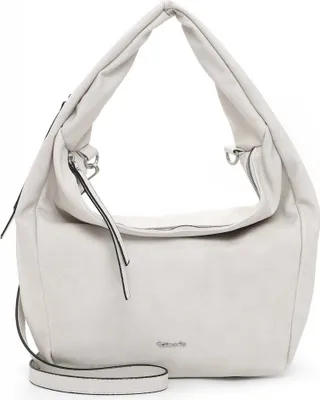 Produktbild von Tamaris Damen Schultertasche Beutel Knautschoptik breiter Riemen Liselotte 32222, Farbe:Weiß