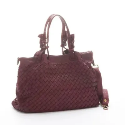 Produktbild von BZNA Handtasche Ronja bordeaux Designer Umhängetasche Shopper