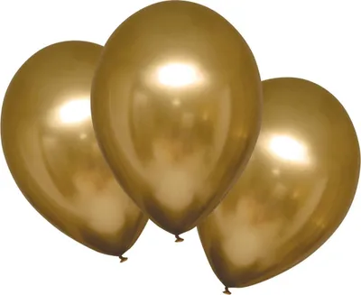 Produktbild von Amscan 9907177, Spielzeugballon, Latex, Gold, 27,5 cm, 1 Stück(e)