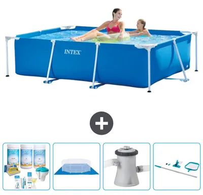 Obrázok produktu pre Obdĺžnikový bazén s rámom – 220x150x60 cm – 5-dielny – S20817