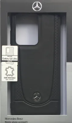 Obrázek produktu pro Mercedes Benz Hardcase Urban Line – kožené pouzdro pro Samsung Galaxy S20 Ultra 6,9" – černé pouzdro