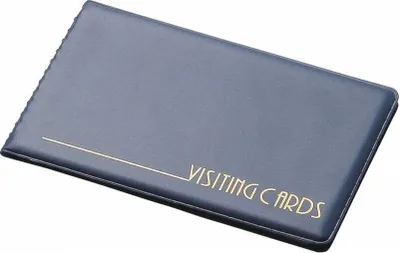 Image de Porte-cartes magnétique PVC bleu marine