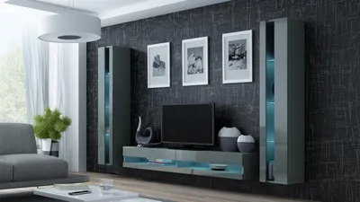Produktbild von RTV-Schrank VIGO NEW '180' 30/180/40 grau/grau poł
