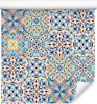 Obrázek produktu pro 10m VLIES TAPETE Roll Tiles Minimalismus Mozaika Geometrie Vzor XXL