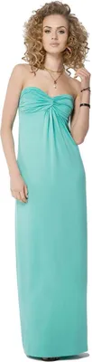 Obrázek produktu pro Dámské letní maxi šaty bez ramínek; Mint Green/XL/2XL 42/44