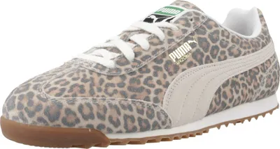 Produktbild von PUMA ARIZONA LEO Schuhe im 70er-Jahre-Stil mit Tierdruck, Wildleder und EVA-Zwischensohle