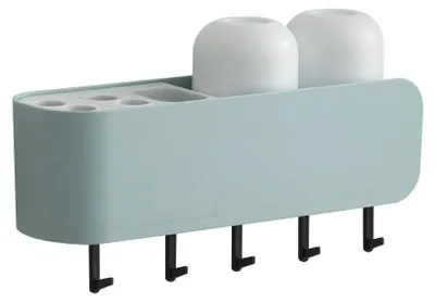 Productafbeelding van Solidchoice - Multifunctionele Tandenborstelhouder met Haakjes