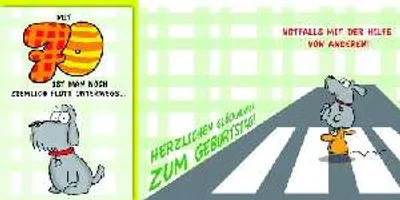 Produktbild von 70. Geburtstag - Karte mit Umschlag