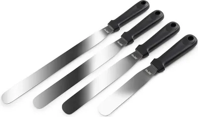 Image de Ibili Spatule de cuisine professionnelle droite - Acier inoxydable 23cm Ibili Spatule de cuisine professionnelle droite - Acier inoxydable 23cm
