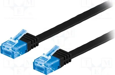 Produktbild von 1x L: 3m 6a   Cu schwarz 3 96334 RJ45-Kabel PVC