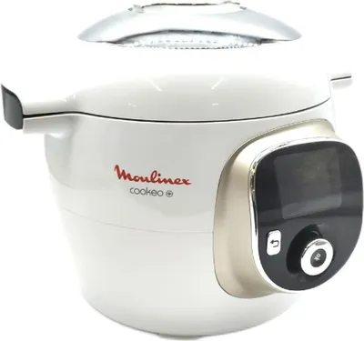Image de Moulinex Cookeo Cuisinière multifonction Capacité 6 L Écran intuitif Blanc Guide App 150 recettes