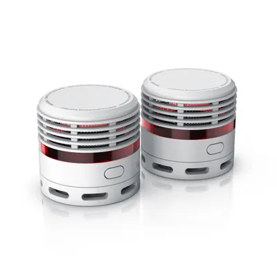 Produktbild von Brandson 2x Rauchmelder, 10-Jahres Batterie, Lautstärke 85 db, LED, Prüftaste,
