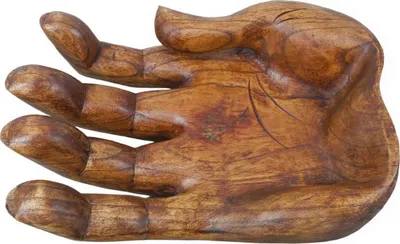 Produktbild von Holz Hand Obstschale Soar Holz Schale Deko Korb Kuhle Indonesien Teller Schüssel braun ca. 28cm
