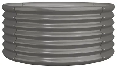 Productafbeelding van vidaXL Plantenbak, verzinkt staal, 80x80x36 cm, grijs
