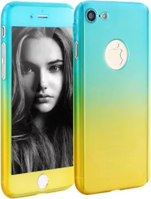 Produktbild von Handyhülle Schutzhülle für Samsung Galaxy J3 (2017) Full Case Cover Displayschutz 360 Gelb