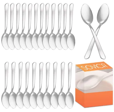 Kaffeelöffel Edelstahl 11 cm 24 Stück