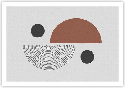 Produktbild von Poster - Poster ohne Rahmen - Abstraktion Figuren Geometrisch - 100x70 cm - Wand Bild - Wanddeko - Wandbilder - Kunstposter - Wandposter - Bilder - Kunstdruck - Wandbild - P2XAA100x70-4153
