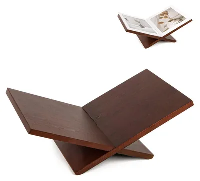 Productafbeelding van Omgoods - Houten Boekstandaard voor Presentaties en Decoratie