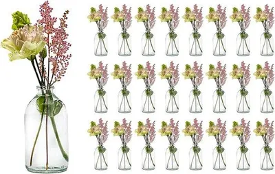 Produktbild von Famanu Mini-Vase Set - Gläserne Flaschen für kreative Dekoration