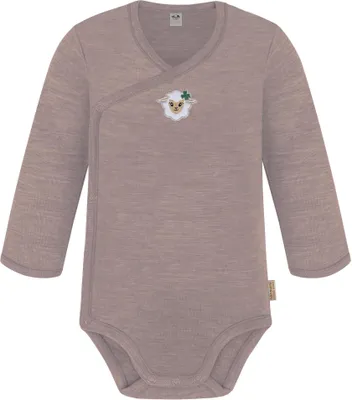 Produktbild von normani Baby Merino Wickelbody Langarm