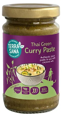 Productafbeelding van Terrasana Thaisegroene Currypasta (120 gr)