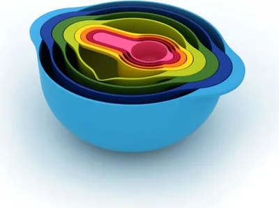 Image de Joseph Joseph Bol mélangeur / Passoire / Cuillère à mesurer Duo 8 pièces