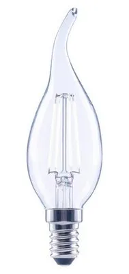 Produktbild von FLAIR LED Kerzenlampe dimmbar CL35 E14/4W(40W) 470 lm 4000 K neutralweiß klar Windstoß Kerzenlampe