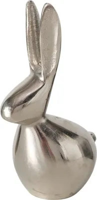 Produktbild von Dekohase Lapis – Elegante Silberfigur aus Aluminium Osterdeko