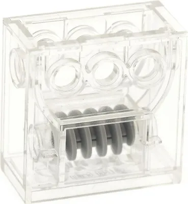 Immagine prodotto di 1x Porta ingranaggi Lego Technic 2x4x3 trasparente bianco grigio 4142824 4716 6588
