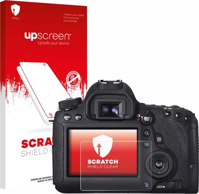 Produktbild von upscreen Schutzfolie für Canon EOS 6D Displayschutz Displayschutzfolie Folie Klar Transparent
