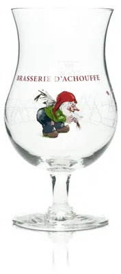 Produktbild von Brasserie D' Achouffe Bier Glas 0,33l Pokal Half Pint Craft Beer Zwerg Gläser