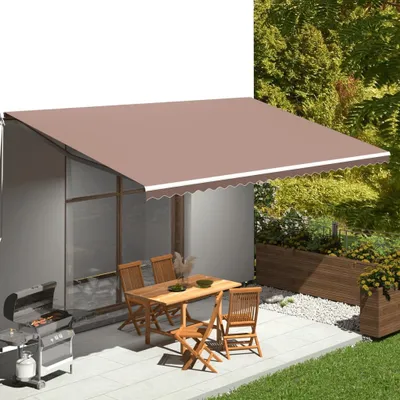 Produktbild von The Living Store Markisenbespannung Braun 6x3 m