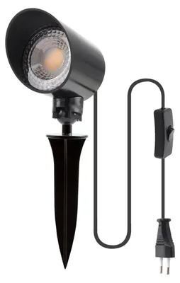 LED-Wandspot 6 W 600 lm warmweiß 3000 K schwenkbar mit Schalter