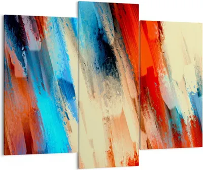 Produktbild von Bild auf Leinwand - Leinwandbild - Abstraktion modern - 130x100cm - Wand Bild - Wanddeko - Leinwanddruck - Bilder - Kunstdruck - Wanddekoration - Leinwand bilder - Wandkunst - CB130x100-4087