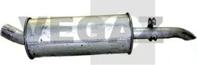 Produktbild von VEGAZ OS-200 Endschalldämpfer für OPEL REKORD E (17-19, 11, 14, 16) Auspuff